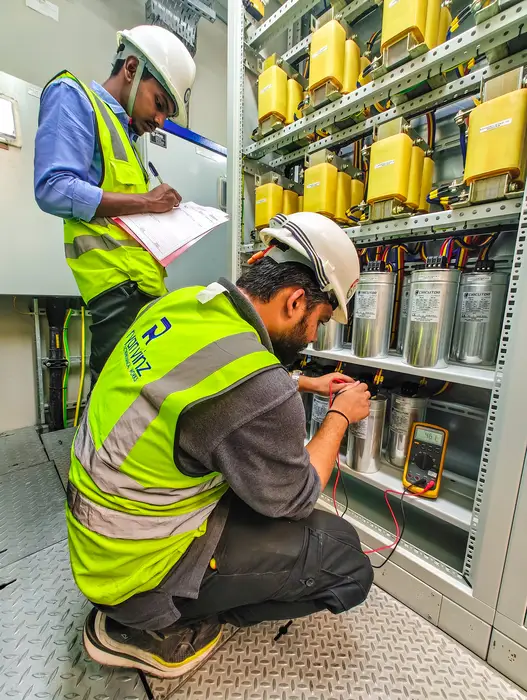 Ryan Vinz engineering team on-site in the UAE