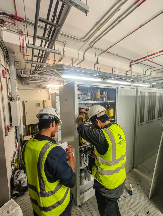 Ryan Vinz engineering team on-site in the UAE